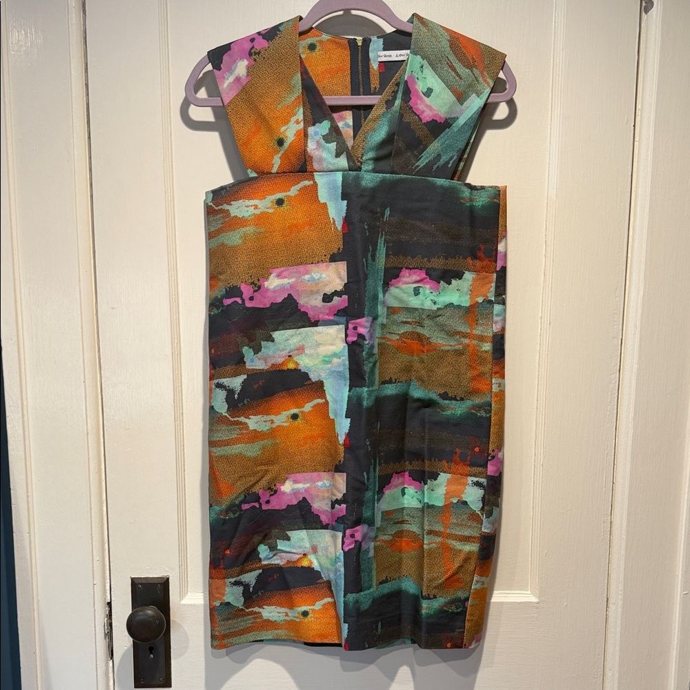 & Other Stories Colorful Abstract Mini Dress